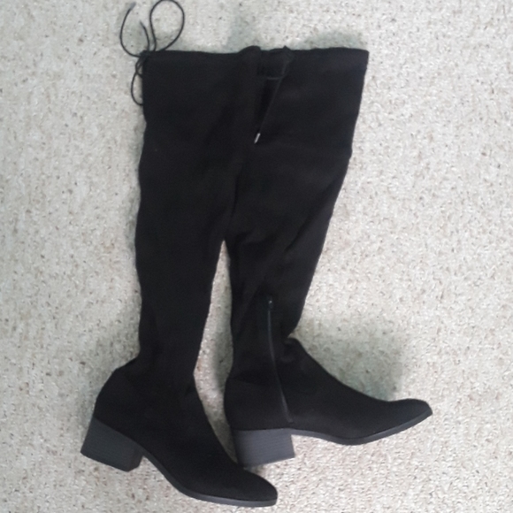 Boots over the knee suade - Picture 2 of 5